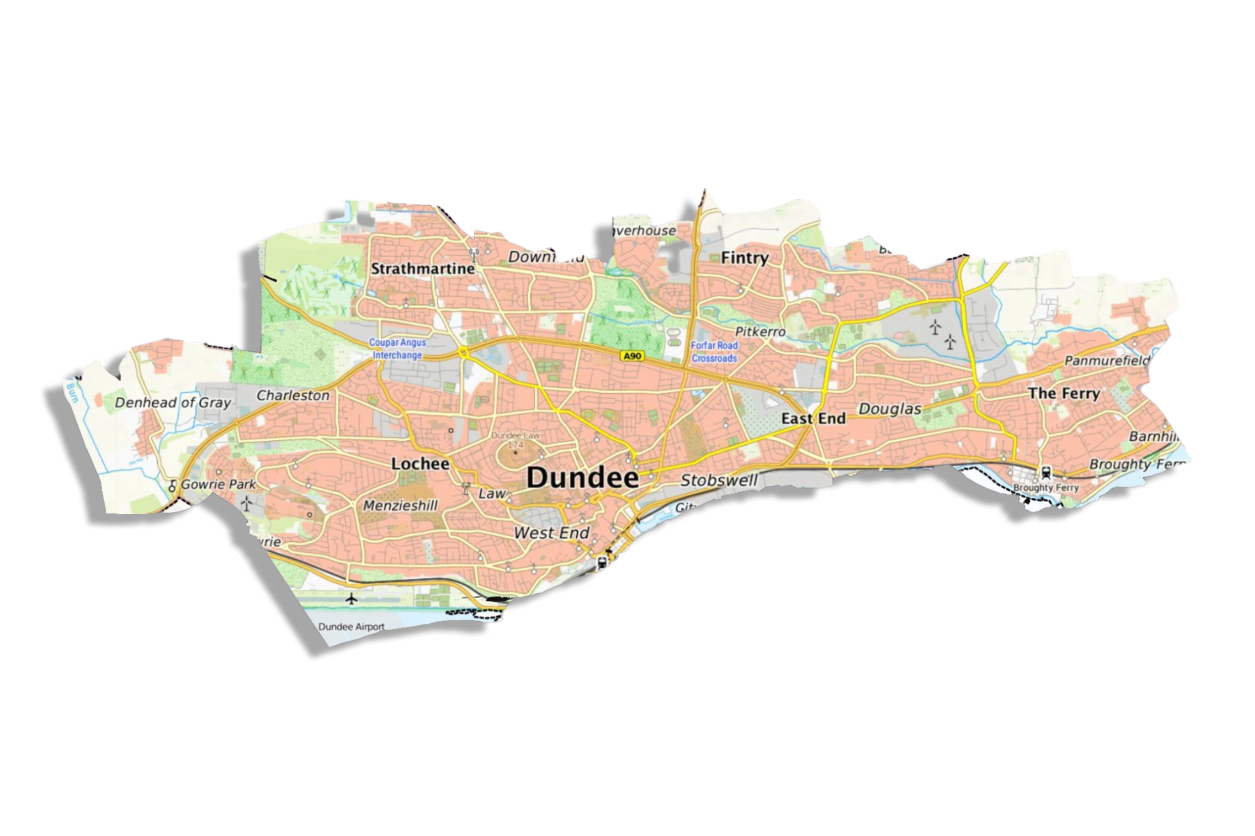Dundee Map CV