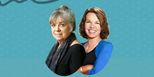 Sue Palmer and Dr. Linda de Caestecker