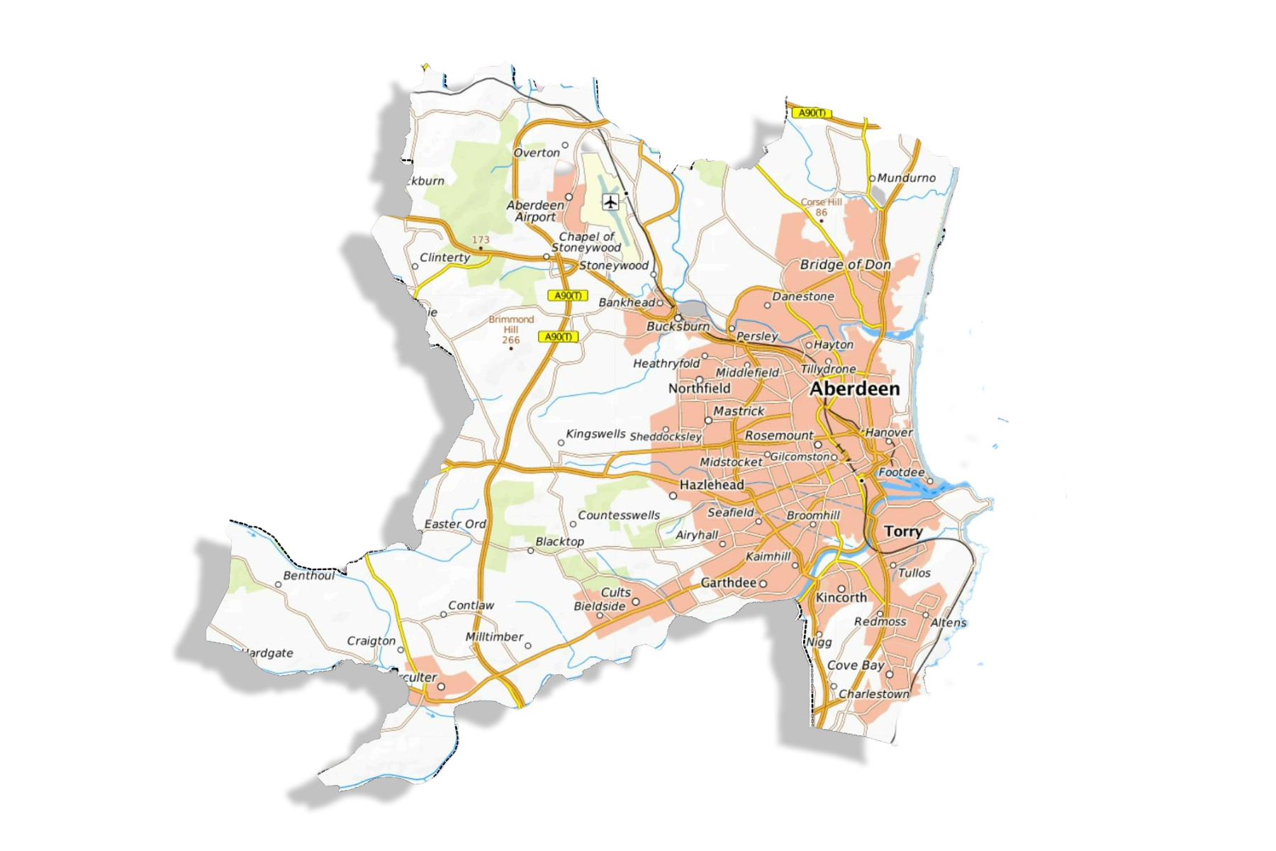 Aberdeenshire Map CV